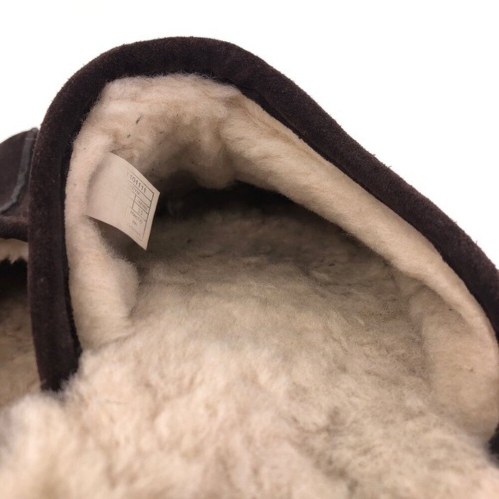 UGG Australia Brown Suede Winter Scuff Slippers 17 - Picture 10 of 14